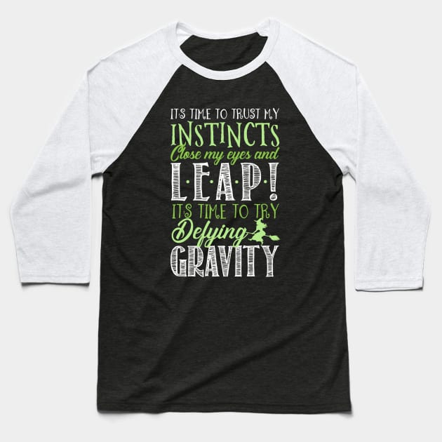 It's time to try defying gravity! Baseball T-Shirt by KsuAnn